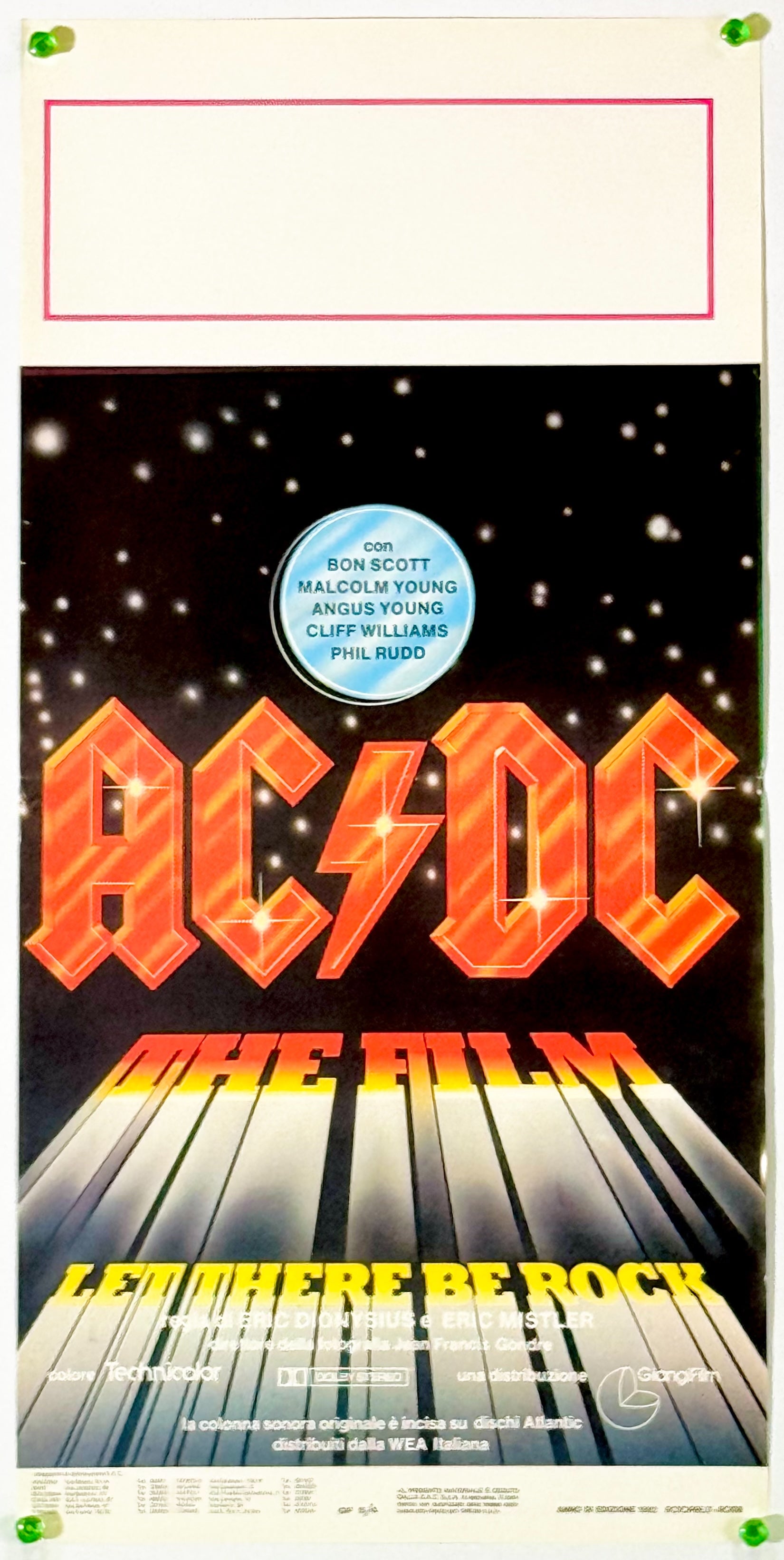 『AC/DC: Let There Be Rock ACDC』 映画 ポスター イタリア オリジナル [5269]_1