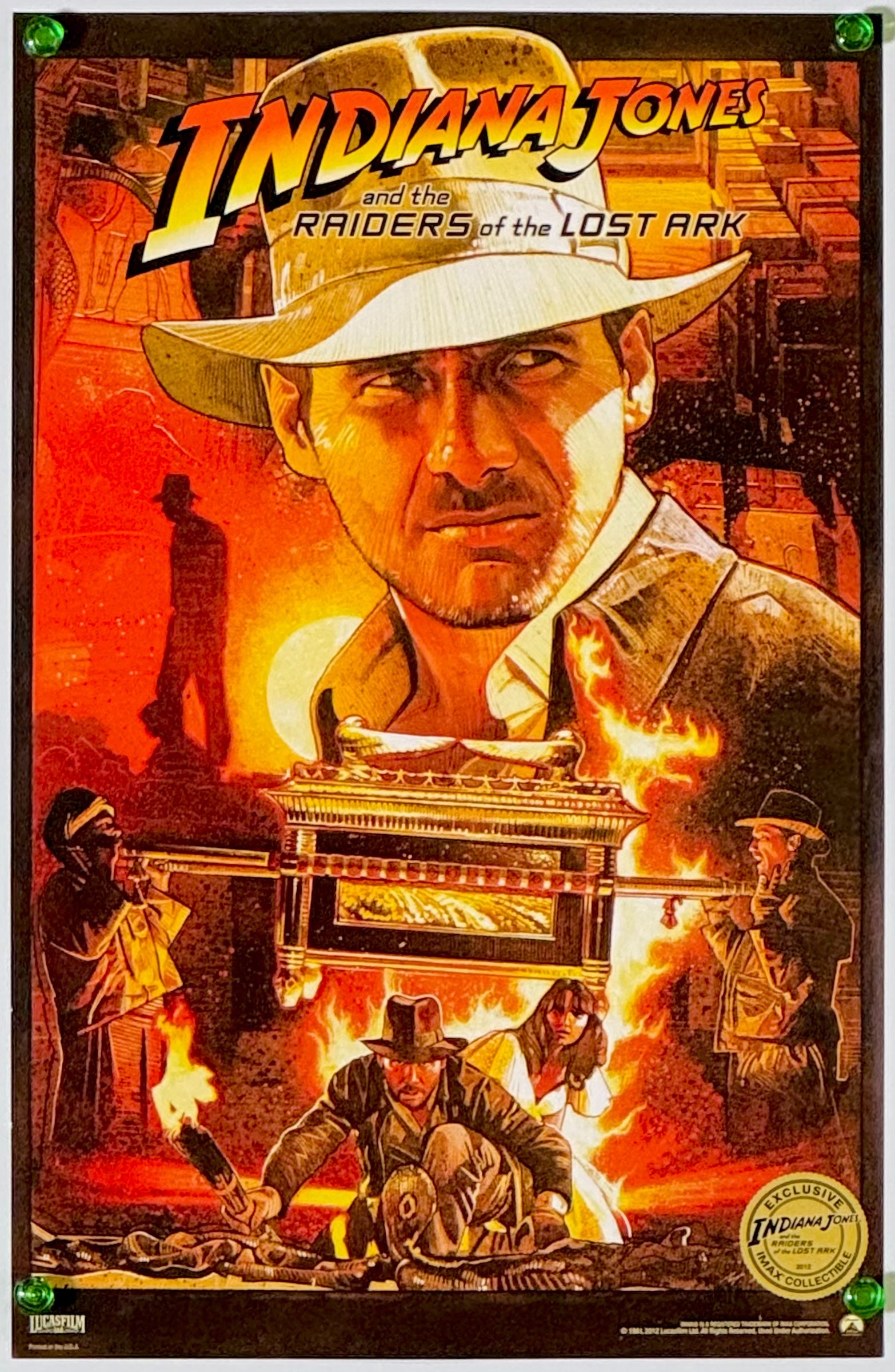 『レイダース/失われたアーク《聖櫃》 IMAX版』 映画 ポスター アメリカ オリジナル [5299]