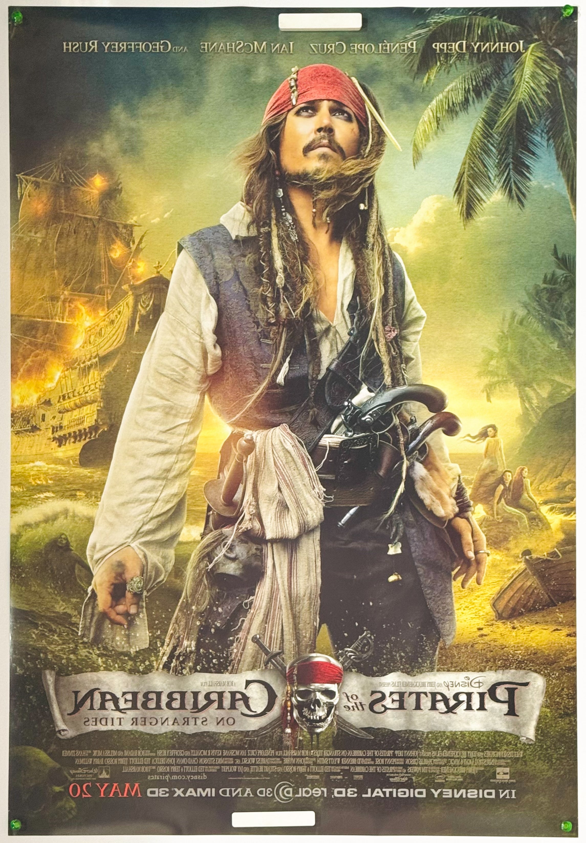 【立看板・非売品】パイレーツ・オブ・カリビアン/生命の泉　スタンディ　レア品 パイレーツ・オブ・カリビアン/生命の泉』 洋画 アメリカ - 海外版映画