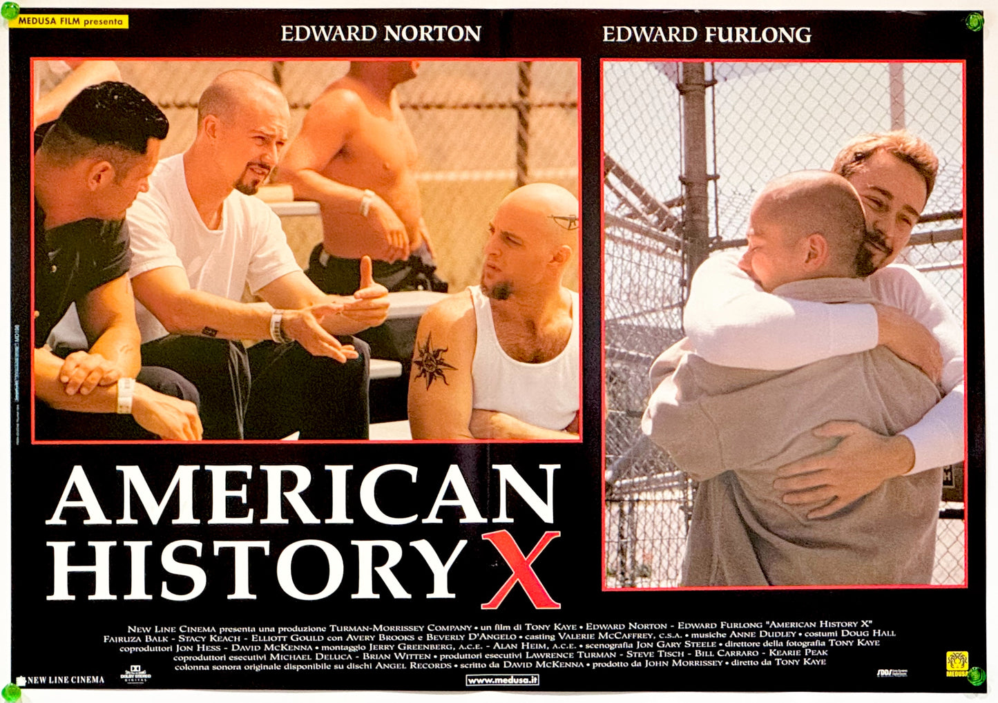 『アメリカン・ヒストリーX』 映画 ポスター イタリア オリジナル [5333]_1