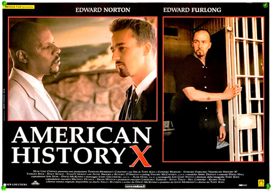 『アメリカン・ヒストリーX』 映画 ポスター イタリア オリジナル [5334]