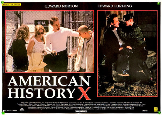 『アメリカン・ヒストリーX』 映画 ポスター イタリア オリジナル [5335]