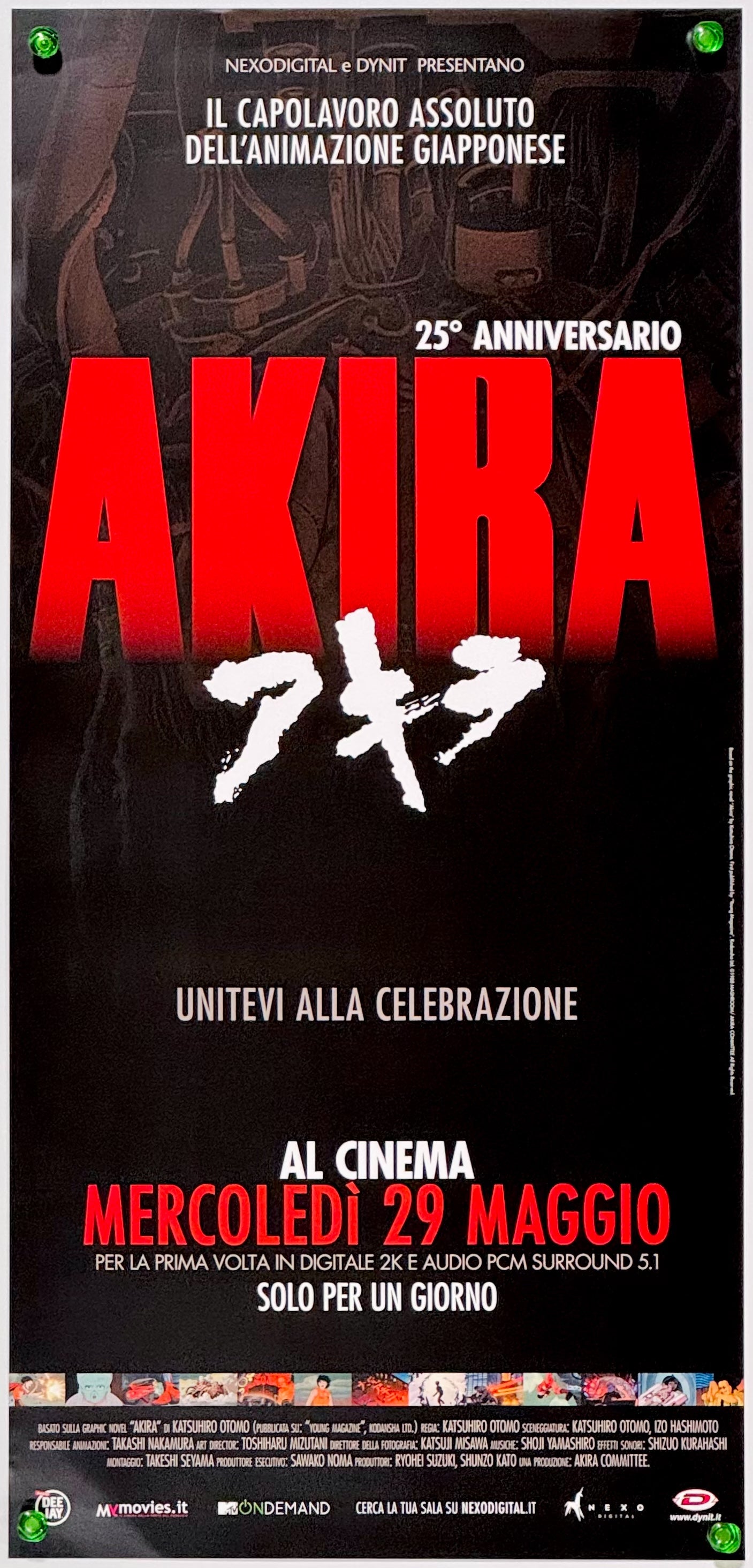『AKIRA』 映画 ポスター イタリア オリジナル [5377]