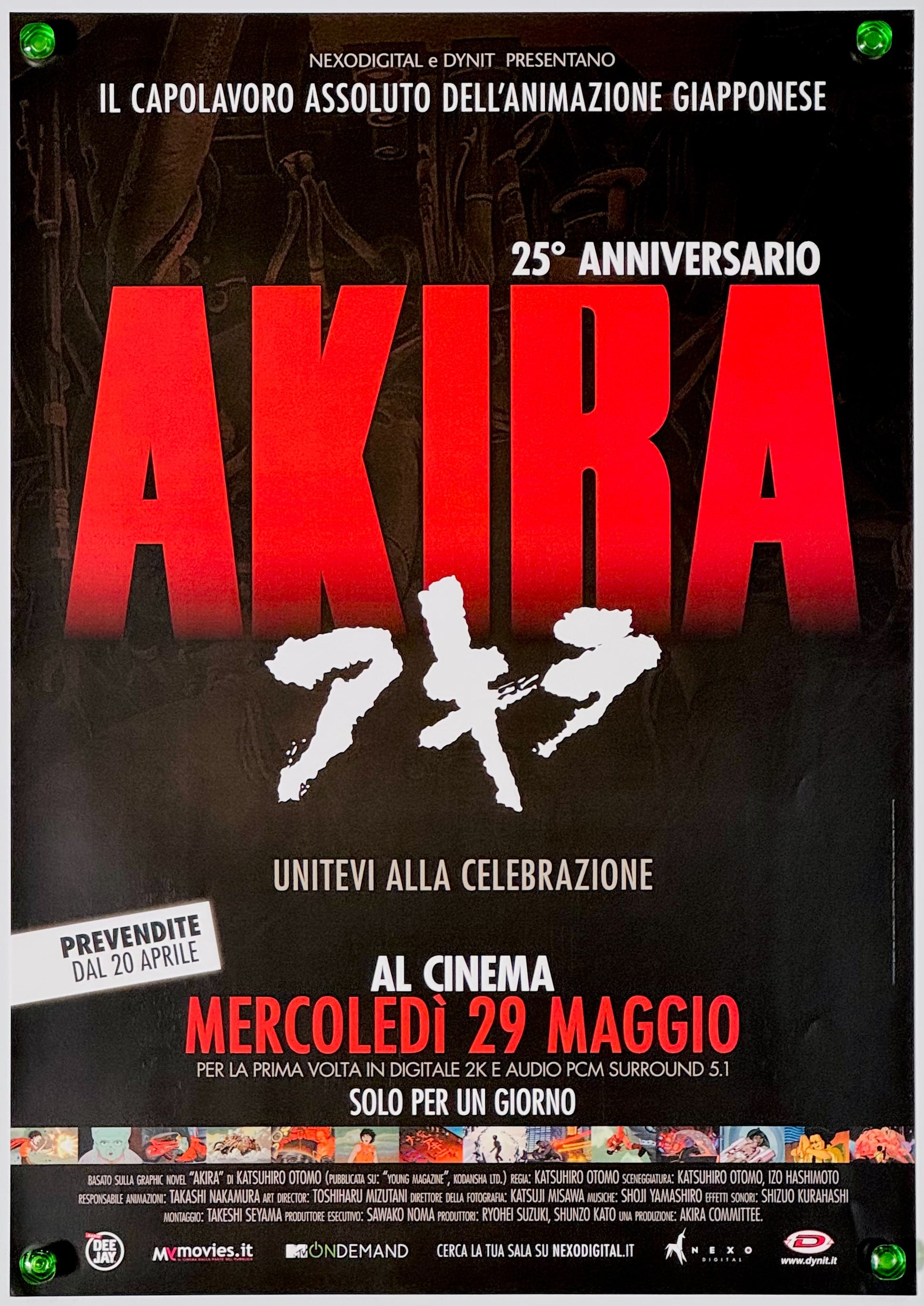 『AKIRA』 映画 ポスター イタリア オリジナル [5429]