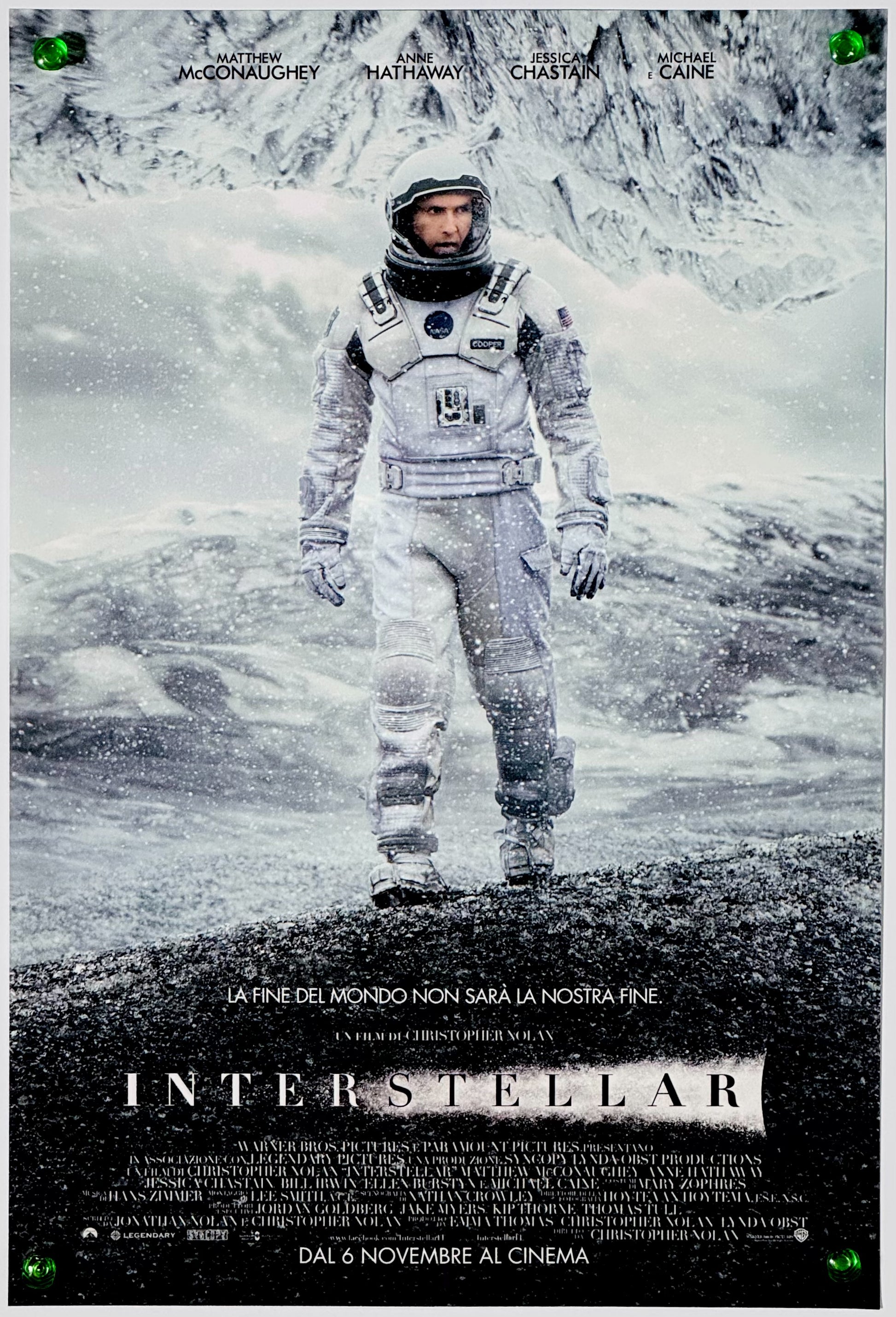 『インターステラー』 映画 ポスター イタリア オリジナル [5431]