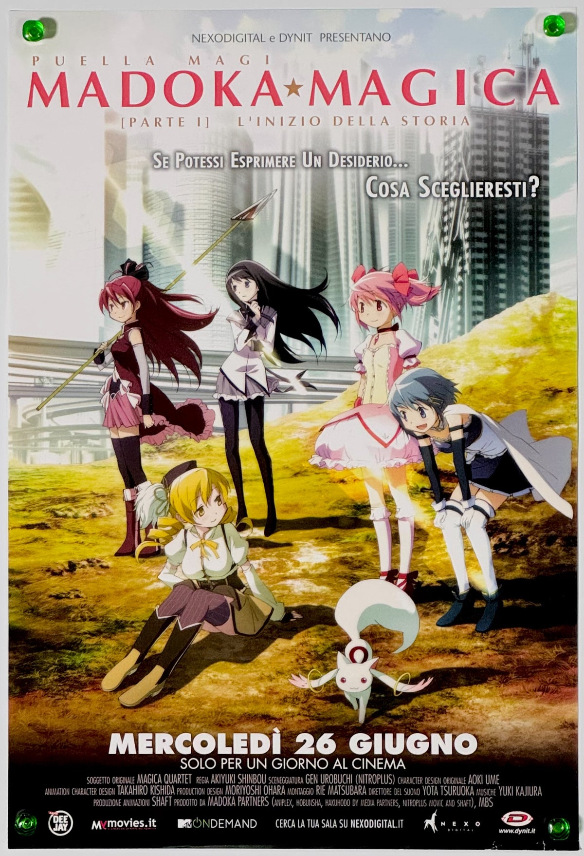 『劇場版 魔法少女まどか☆マギカ 前編 始まりの物語』 映画 ポスター イタリア オリジナル [5437]_1
