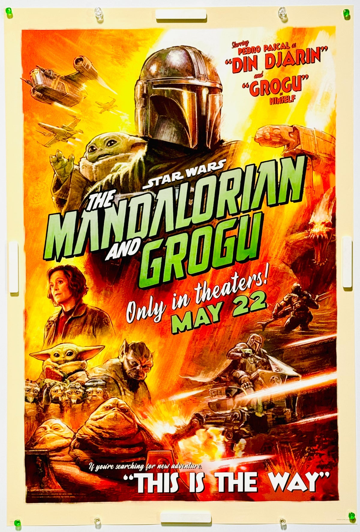『スター・ウォーズ マンダロリアン・アンド・グローグー』 映画 ポスター アメリカ オリジナル [5470]_1
