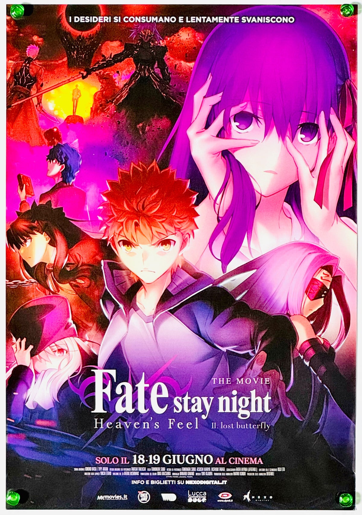 『Fate / stay night Heaven's Feel II. lost butterfly』 映画 ポスター イタリア オリジナル [5473]