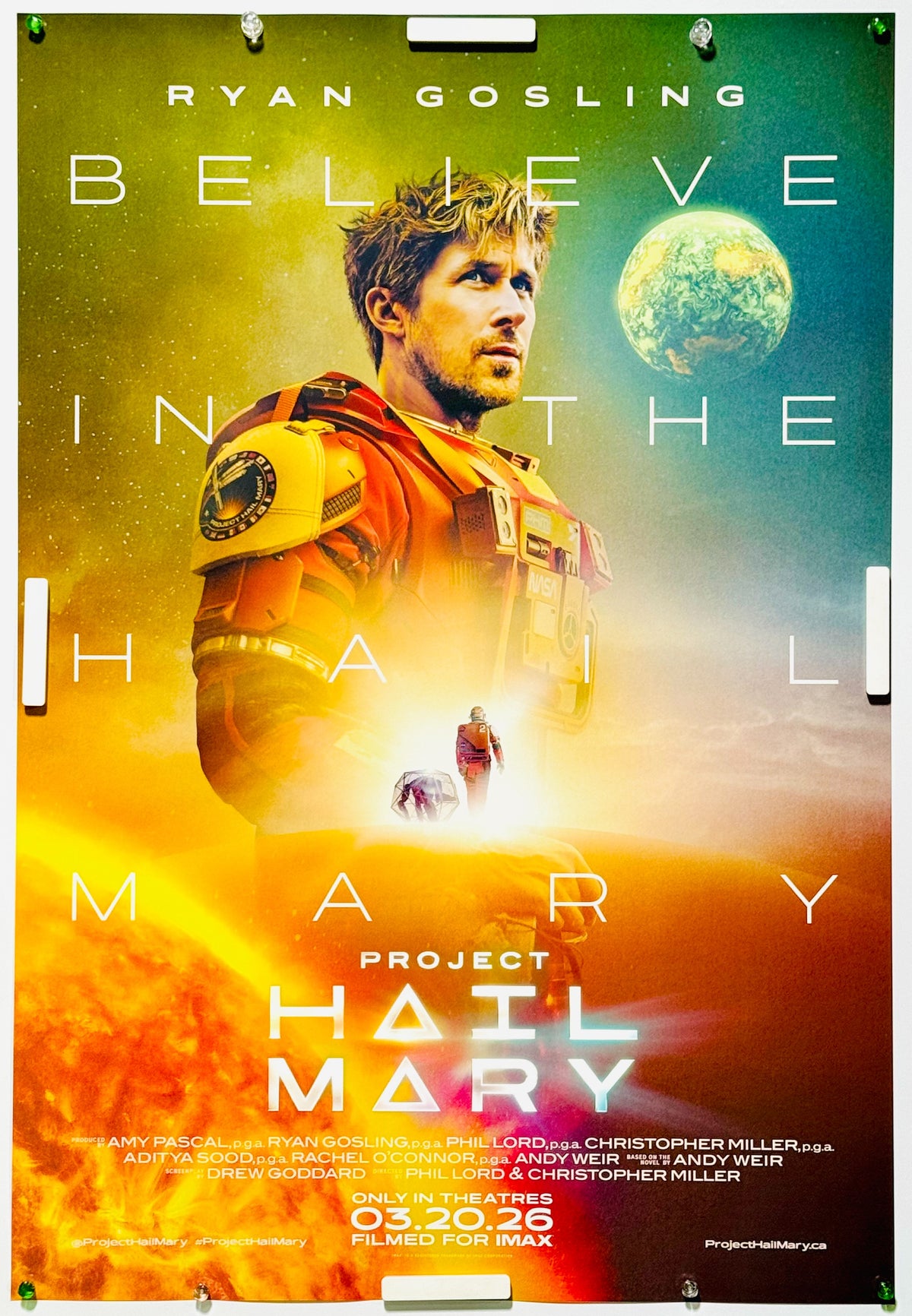 『プロジェクト・ヘイル・メアリー』 映画 ポスター アメリカ オリジナル [5484]