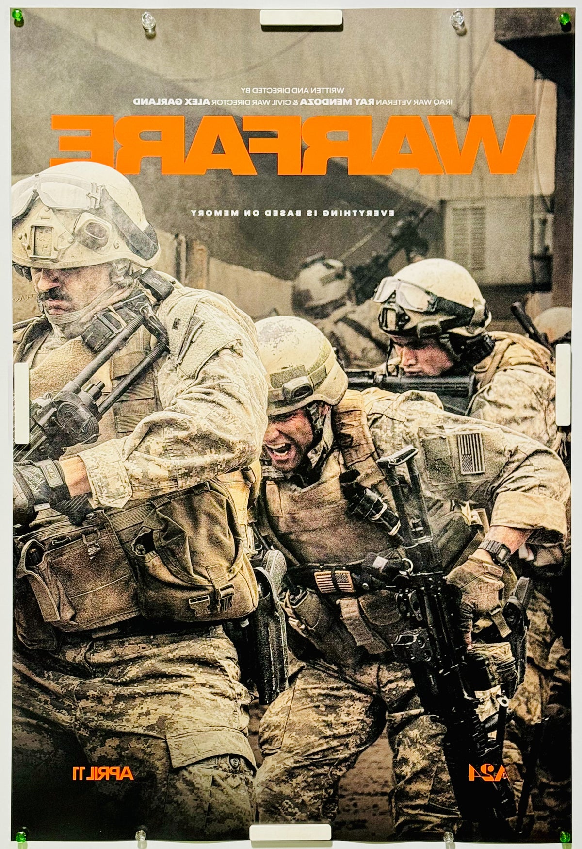 『ウォーフェア 戦地最前線』 映画 ポスター アメリカ オリジナル [5485]_2