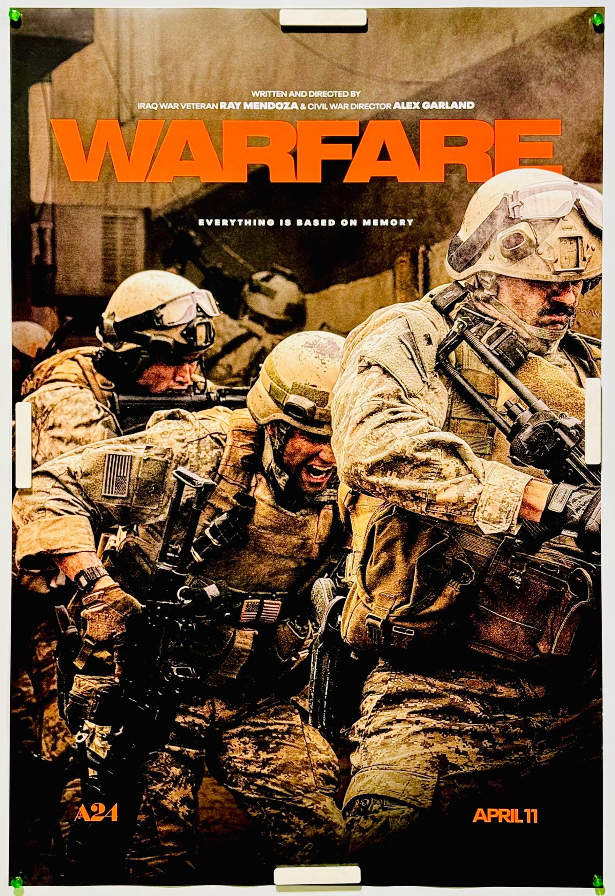 『ウォーフェア 戦地最前線』 映画 ポスター アメリカ オリジナル [5485]_1