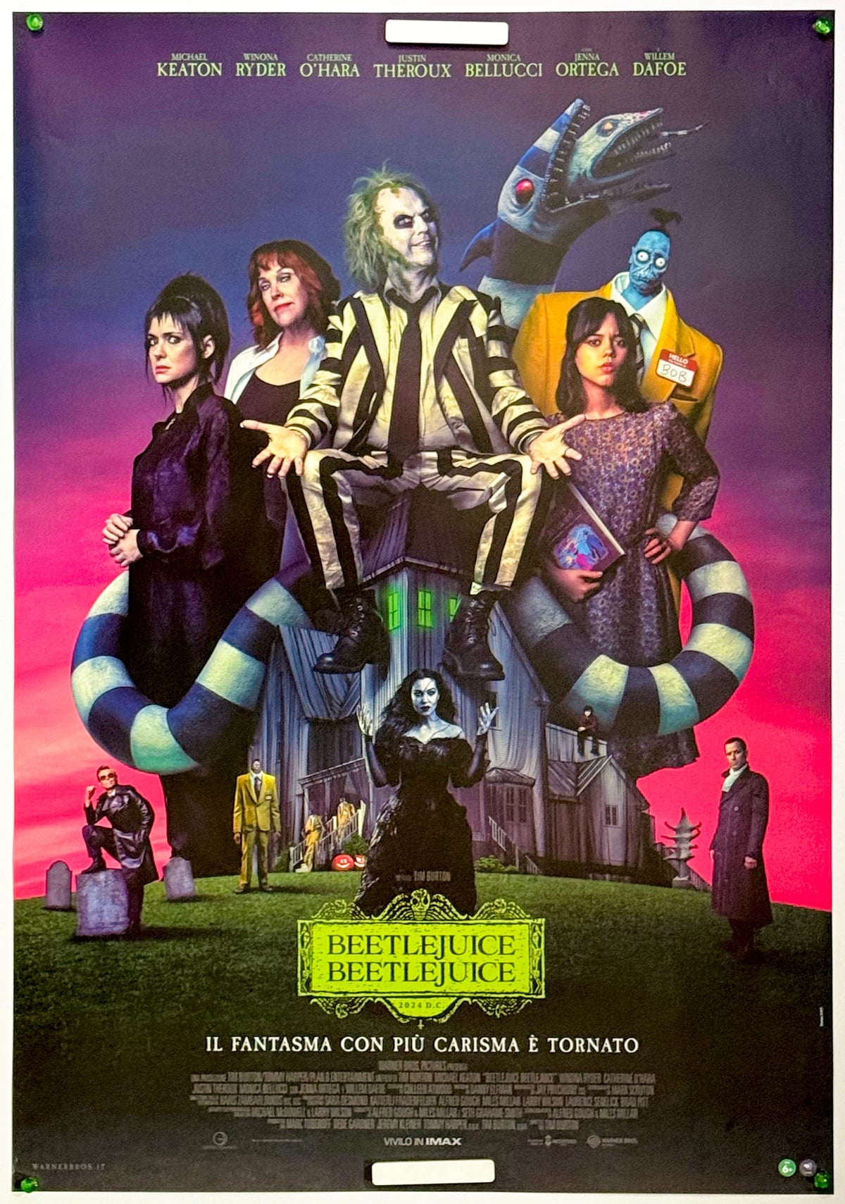 『ビートルジュース ビートルジュース』 映画 ポスター イタリア オリジナル [5521]