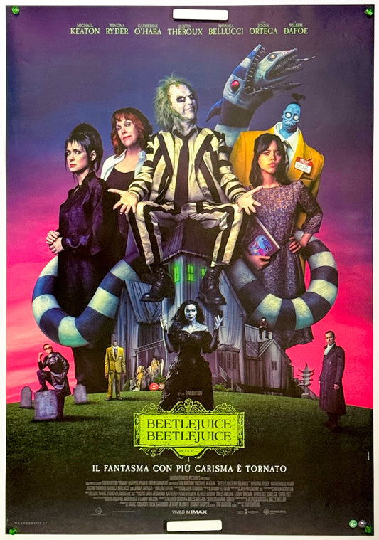 『ビートルジュース ビートルジュース』 映画 ポスター イタリア オリジナル [5521]