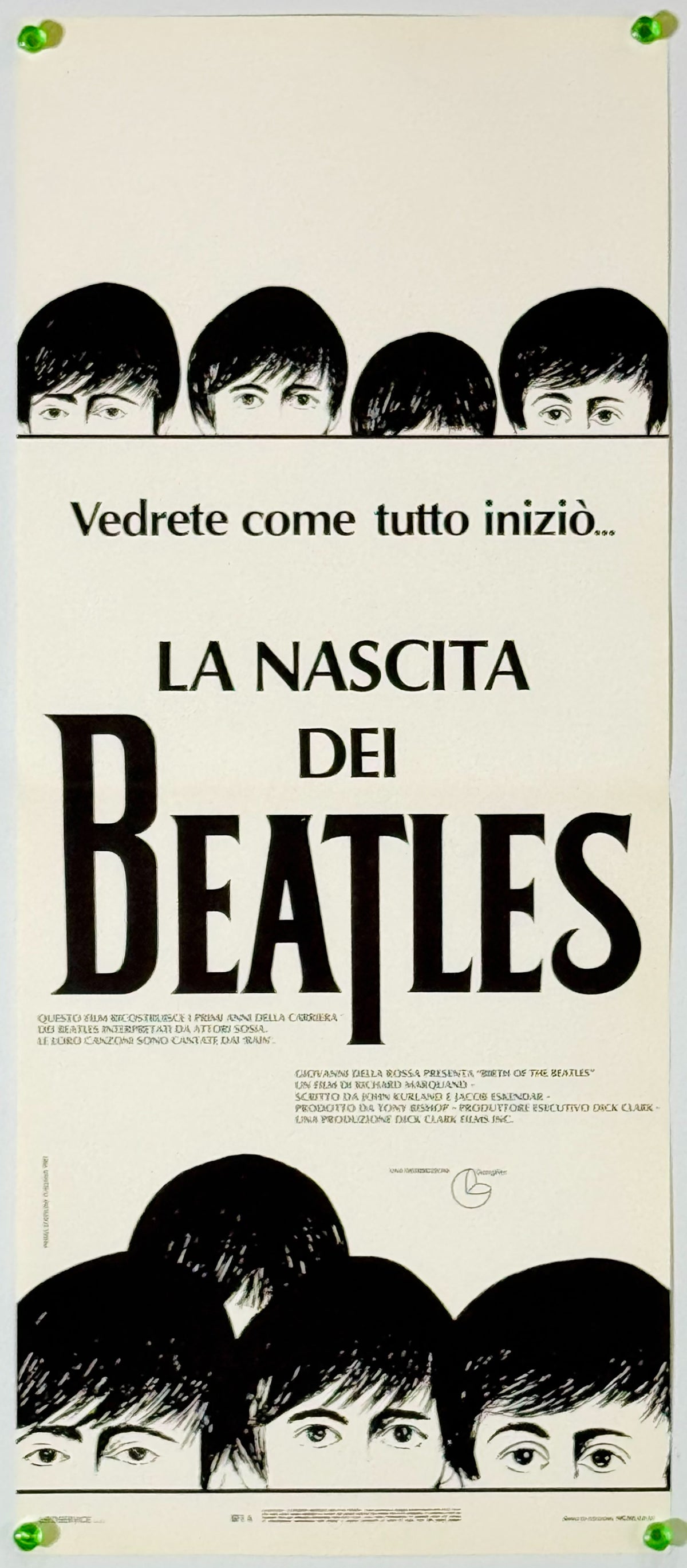 『ビートルズの誕生 Birth of The Beatles』 映画 ポスター イタリア オリジナル [5551]