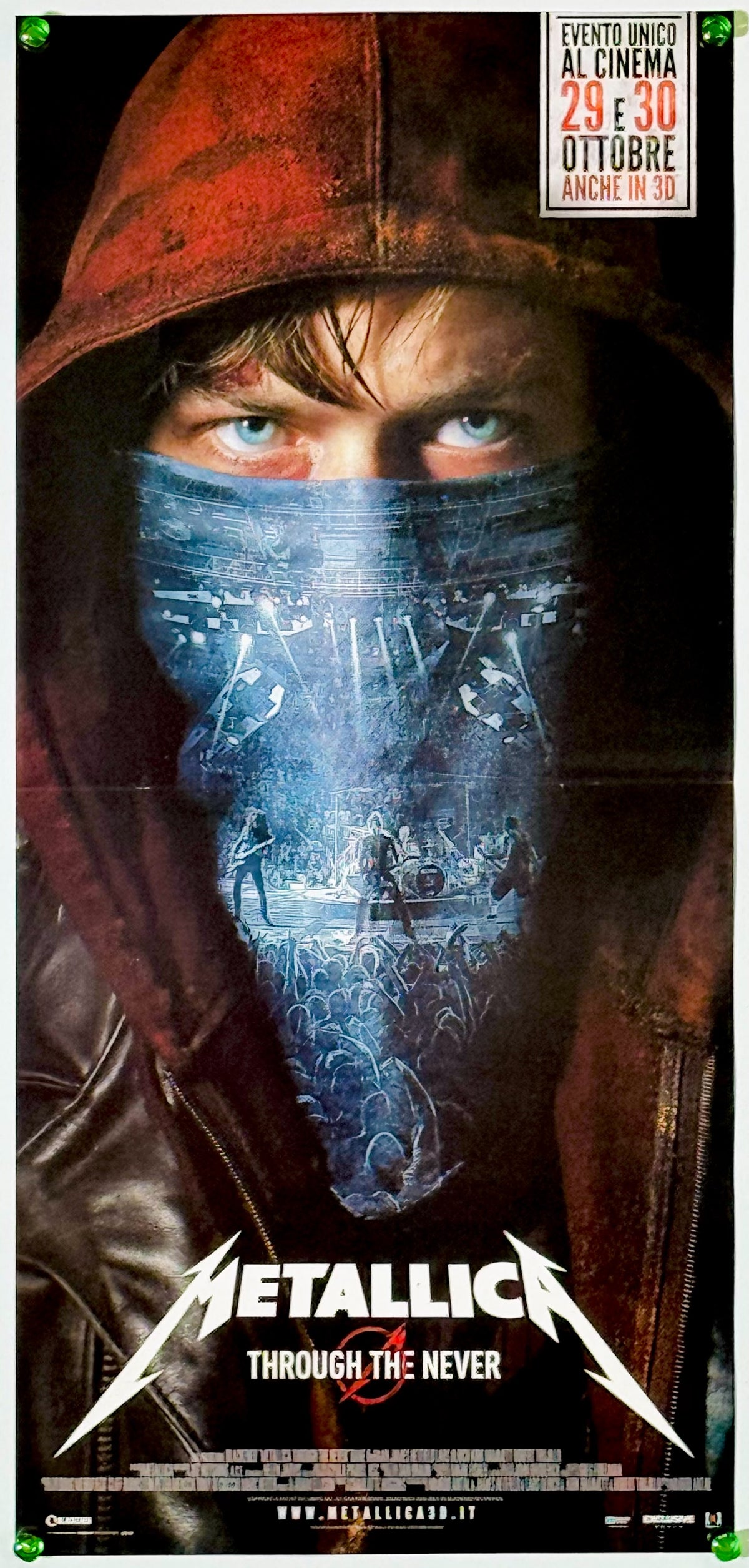 『メタリカ・スルー・ザ・ネヴァー』 映画 ポスター イタリア オリジナル [5552]