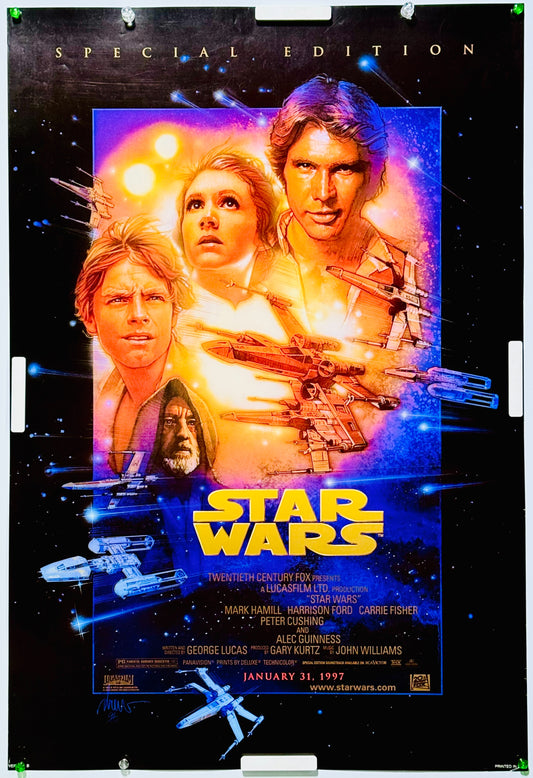 『スター・ウォーズ エピソード4/新たなる希望』 映画 ポスター アメリカ オリジナル [5586]
