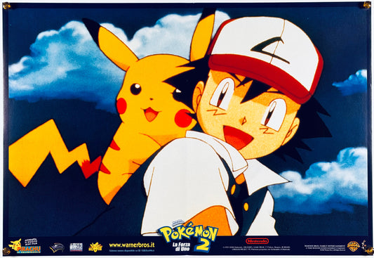 『劇場版ポケットモンスター 幻のポケモン ルギア爆誕』 映画 ポスター イタリア オリジナル [576]