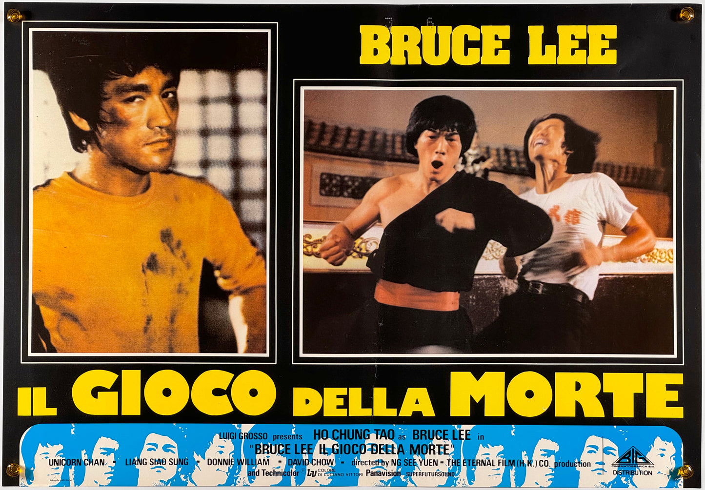 『ブルース・リー 死亡遊戯』 映画 ポスター イタリア オリジナル [593]