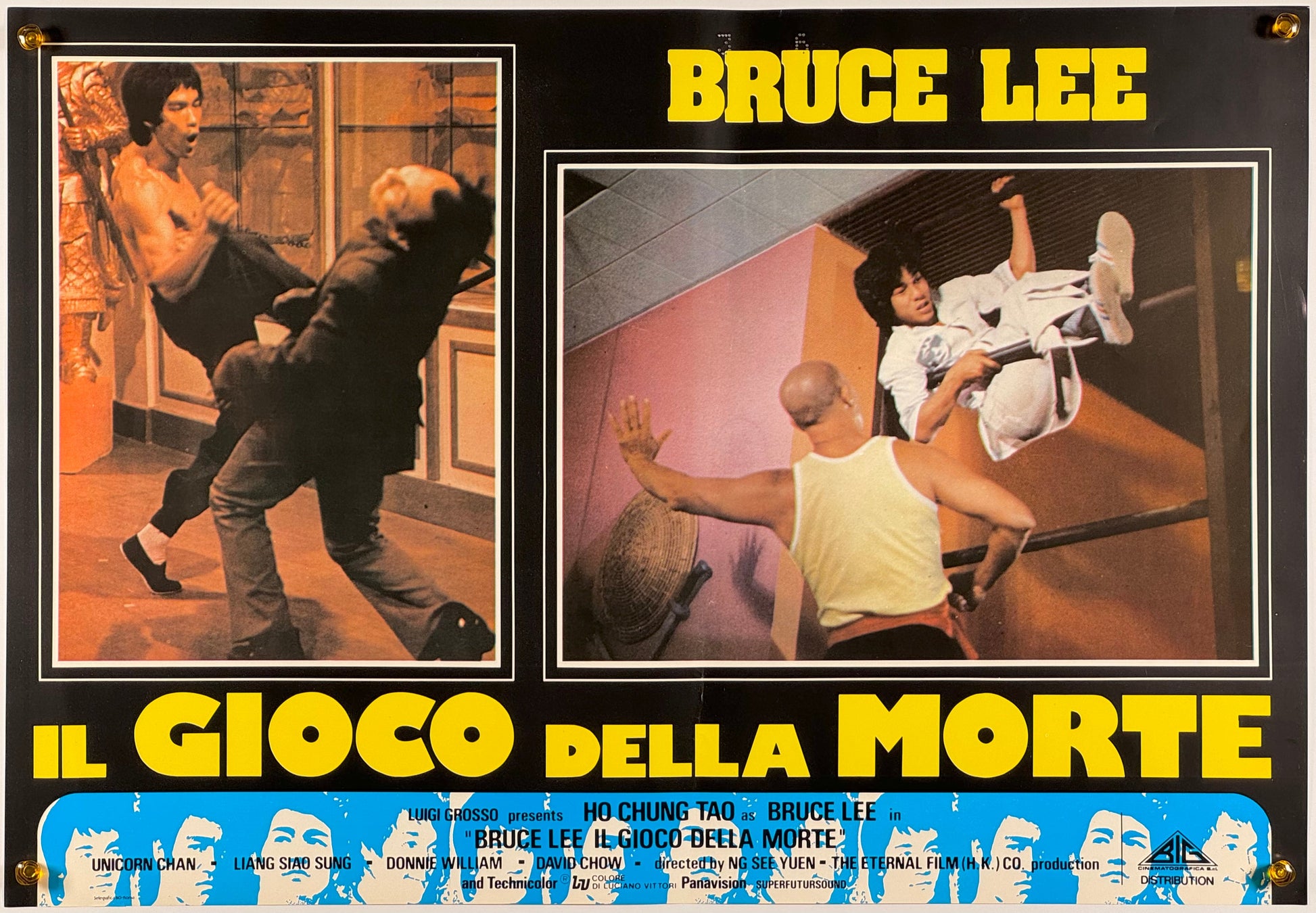 『ブルース・リー 死亡遊戯』 映画 ポスター イタリア オリジナル [594]