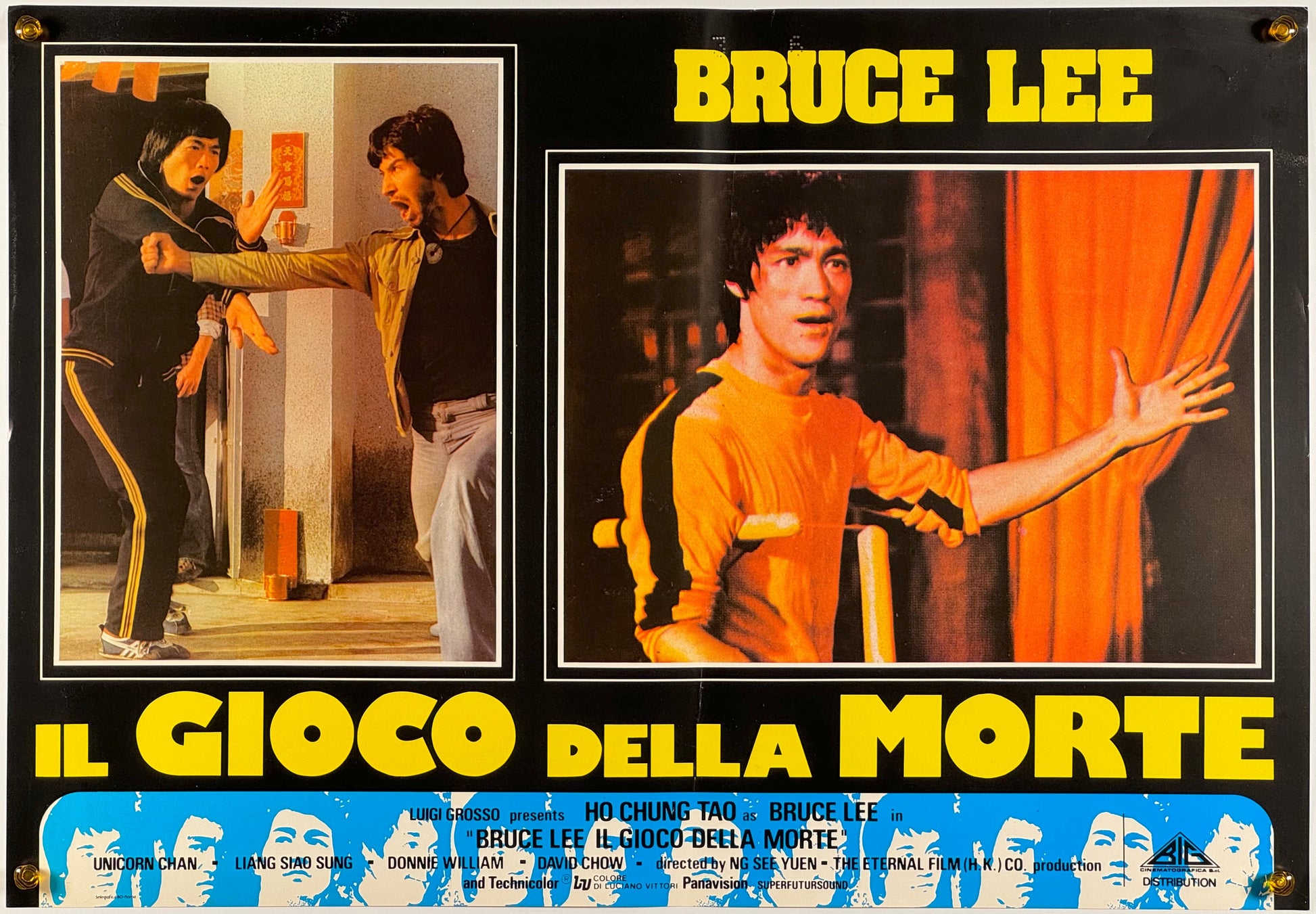『ブルース・リー 死亡遊戯』 映画 ポスター イタリア オリジナル [596]