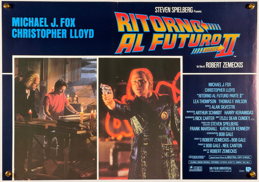 『バック・トゥ・ザ・フューチャー PART2』 映画 ポスター イタリア オリジナル [609]