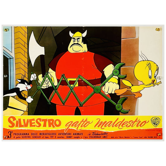 『ルーニー・テューンズ Silvestro gatto maldestro』 映画 ポスター イタリア オリジナル [62]