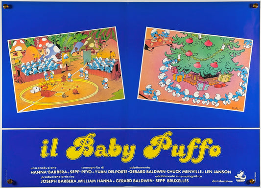 『ベビースマーフ Baby Smurf』 映画 ポスター イタリア オリジナル [630]
