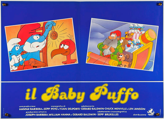 『ベビースマーフ Baby Smurf』 映画 ポスター イタリア オリジナル [631]