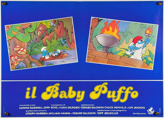 『ベビースマーフ Baby Smurf』 映画 ポスター イタリア オリジナル [632]
