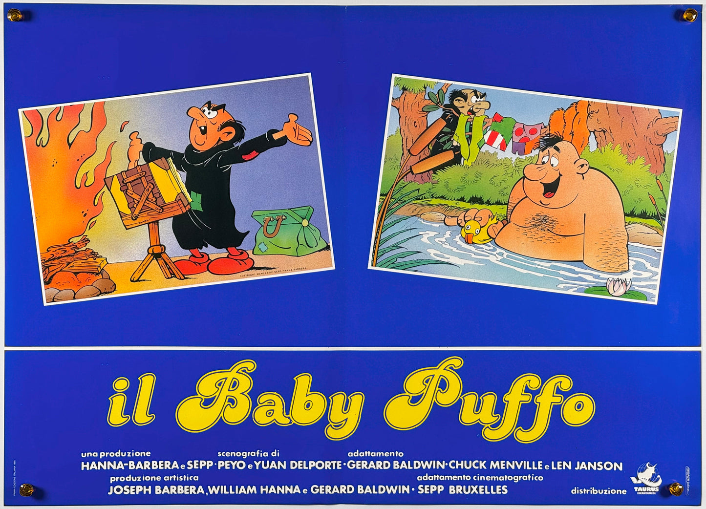 『ベビースマーフ Baby Smurf』 映画 ポスター イタリア オリジナル [634]
