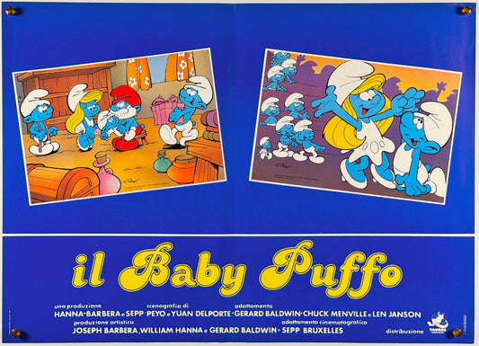 『ベビースマーフ Baby Smurf』 映画 ポスター イタリア オリジナル [635]