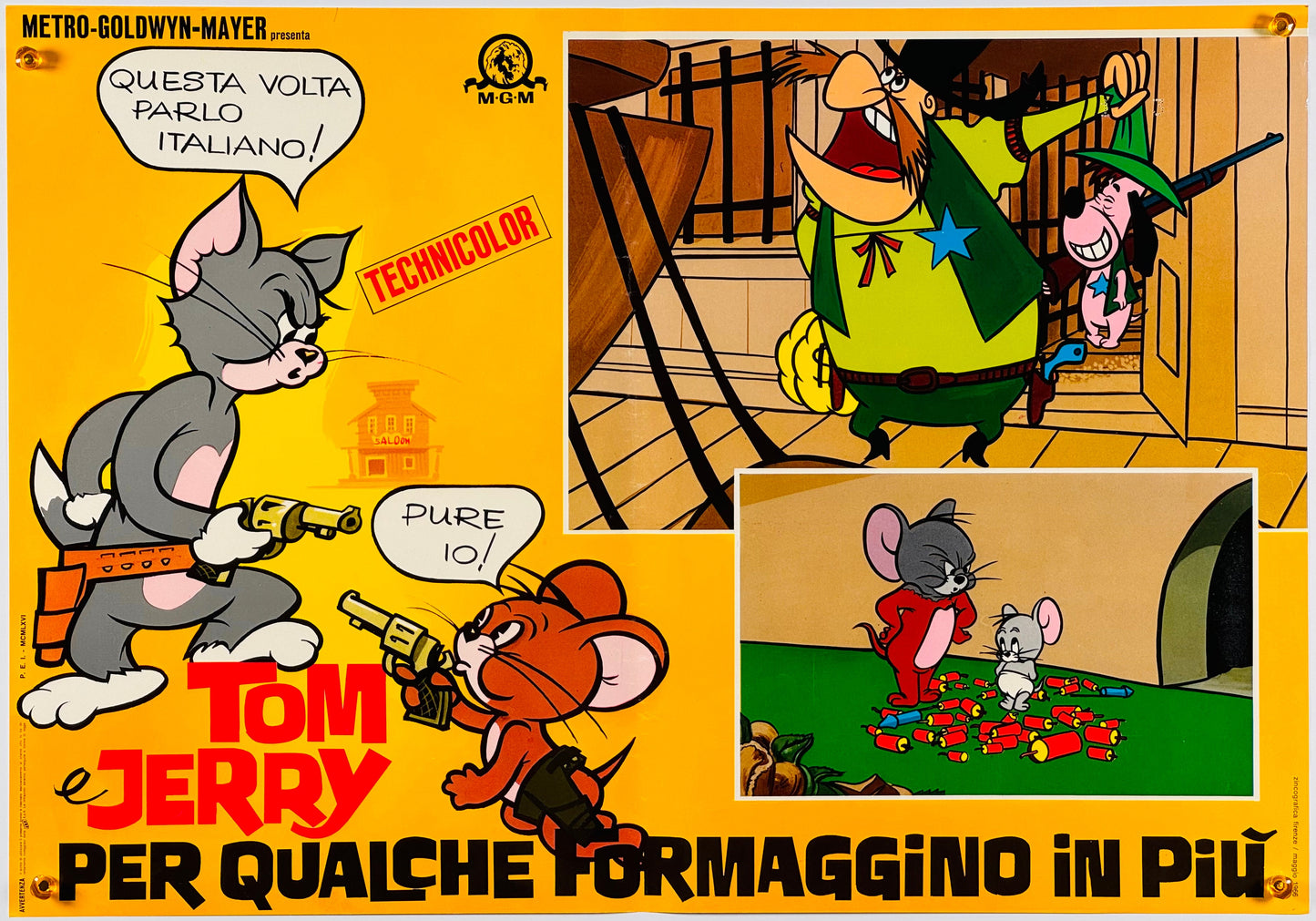 『トムとジェリー Per qualche formaggino in piu'』 映画 ポスター イタリア オリジナル [636]
