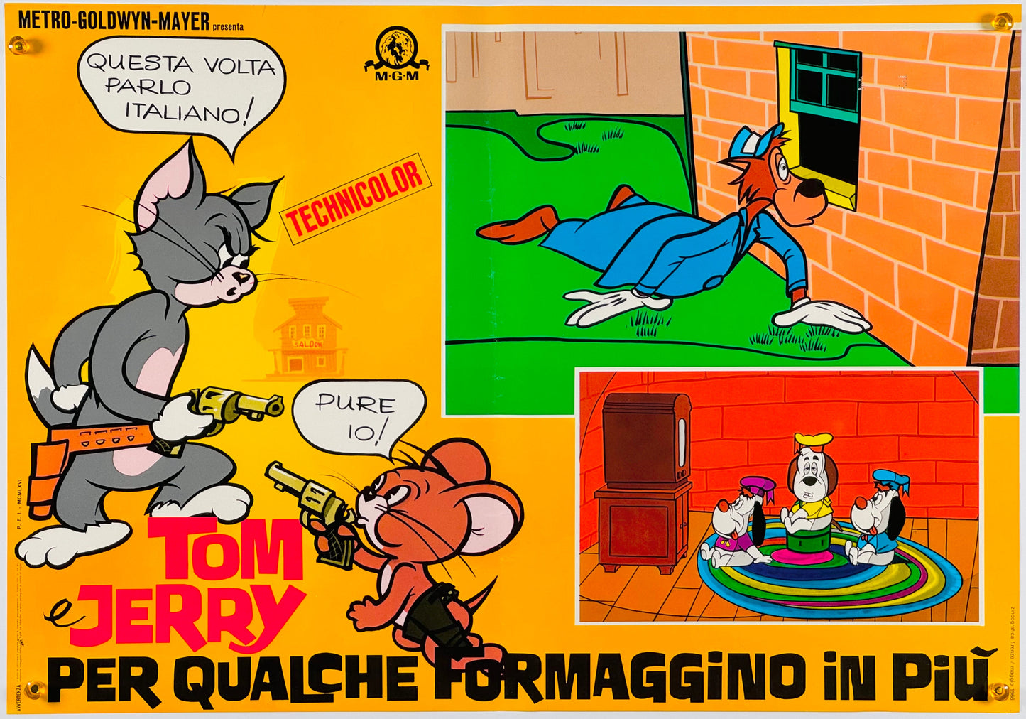 『トムとジェリー Per qualche formaggino in piu'』 映画 ポスター イタリア オリジナル [638]