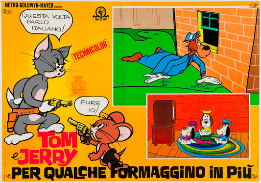 『トムとジェリー Per qualche formaggino in piu'』 映画 ポスター イタリア オリジナル [638]