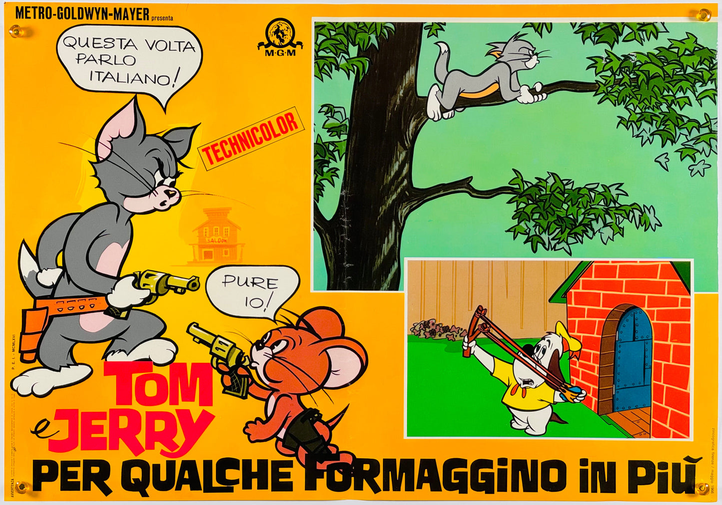 『トムとジェリー Per qualche formaggino in piu'』 映画 ポスター イタリア オリジナル [639]