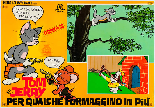 『トムとジェリー Per qualche formaggino in piu'』 映画 ポスター イタリア オリジナル [639]