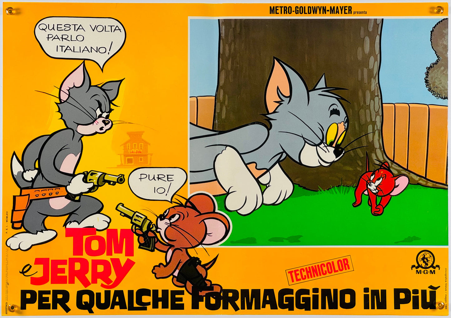 『トムとジェリー Per qualche formaggino in piu'』 映画 ポスター イタリア オリジナル [645]