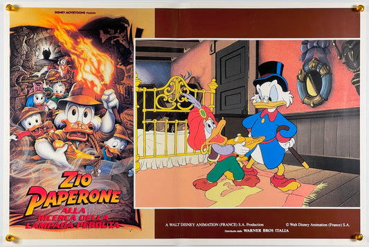 『ダックテイル・ザ・ムービー/失われた魔法のランプ』 映画 ポスター イタリア オリジナル [665]
