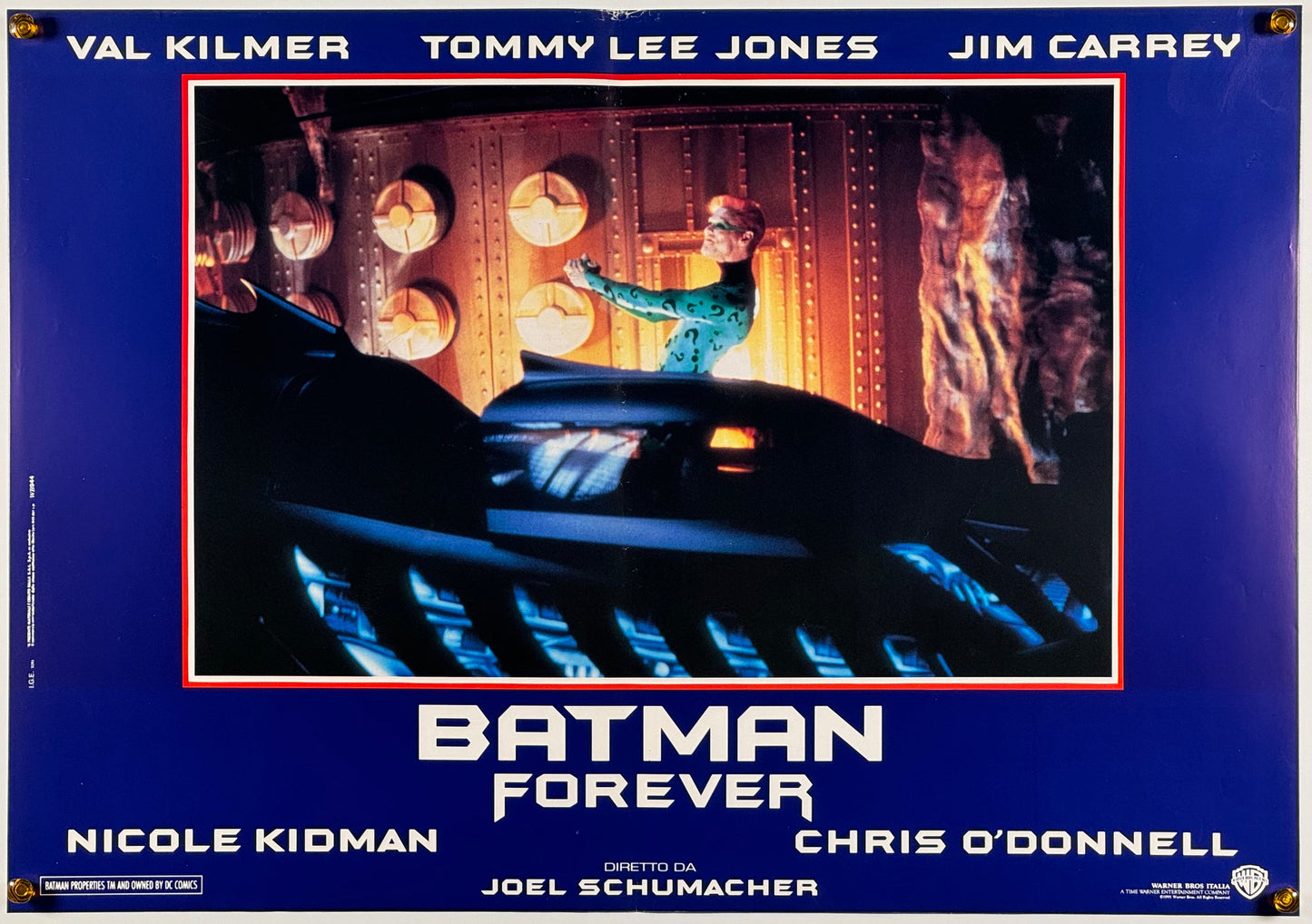『バットマン フォーエヴァー』 映画 ポスター イタリア オリジナル [679]