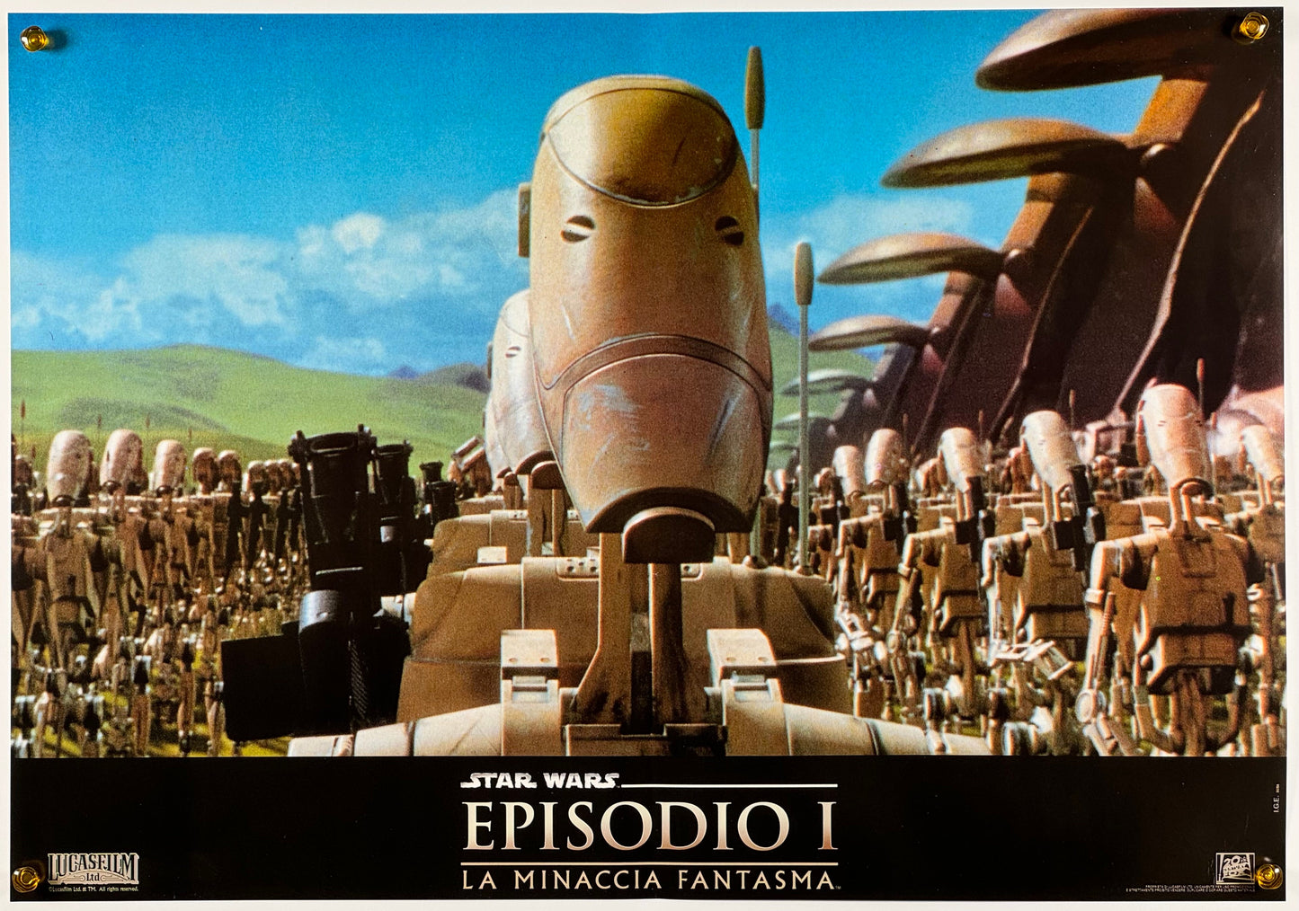 『スター・ウォーズ エピソード1/ファントム・メナス』 映画 ポスター イタリア オリジナル [715]