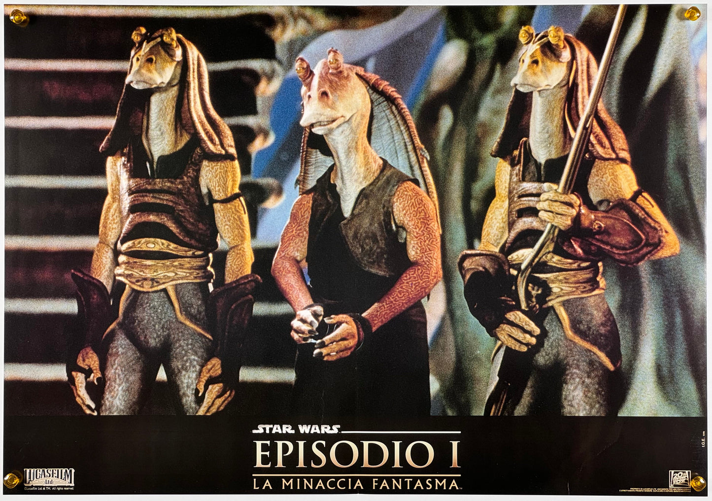 『スター・ウォーズ エピソード1/ファントム・メナス』 映画 ポスター イタリア オリジナル [716]