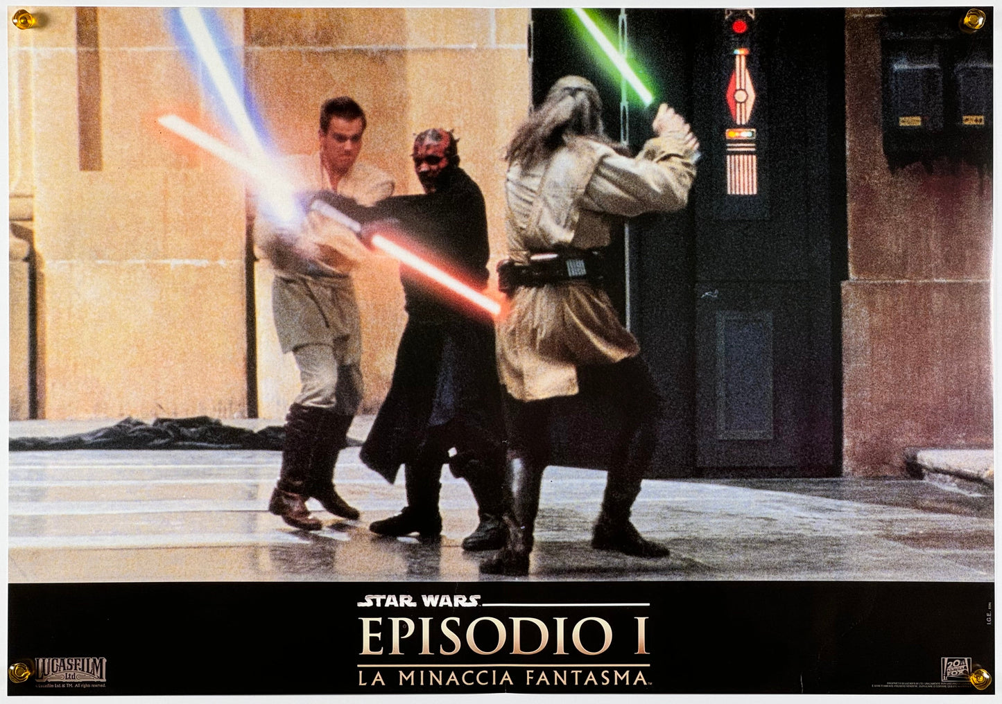 『スター・ウォーズ エピソード1/ファントム・メナス』 映画 ポスター イタリア オリジナル [717]