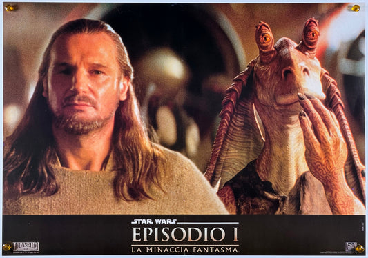 『スター・ウォーズ エピソード1/ファントム・メナス』 映画 ポスター イタリア オリジナル [718]