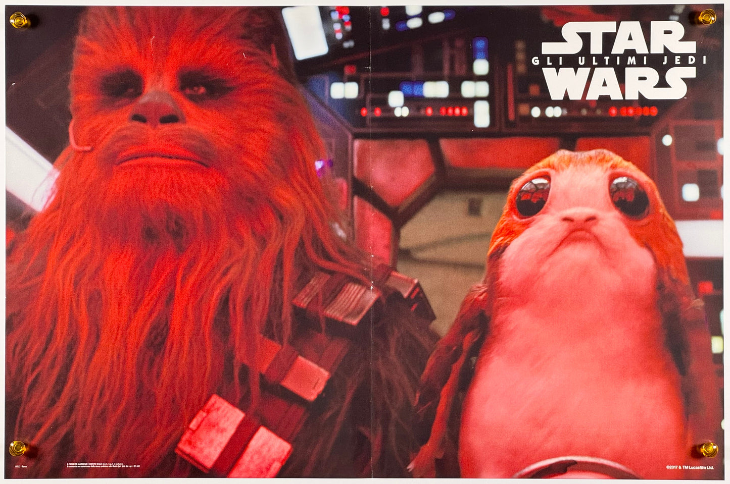 『スター・ウォーズ/最後のジェダイ』 映画 ポスター イタリア オリジナル [769]