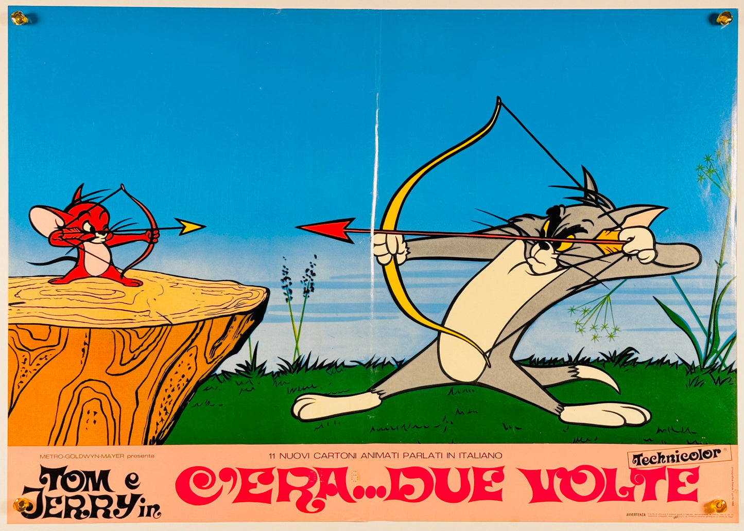 『トムとジェリー C'era… due volte』 映画 ポスター イタリア オリジナル [789]