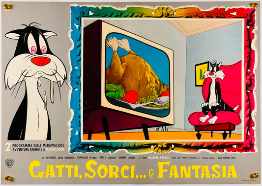 『ルーニー・テューンズ Gatti, sorci e fantasia』 映画 ポスター イタリア オリジナル [814]