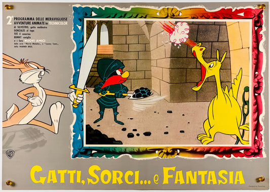 『ルーニー・テューンズ Gatti, sorci e fantasia』 映画 ポスター イタリア オリジナル [815]