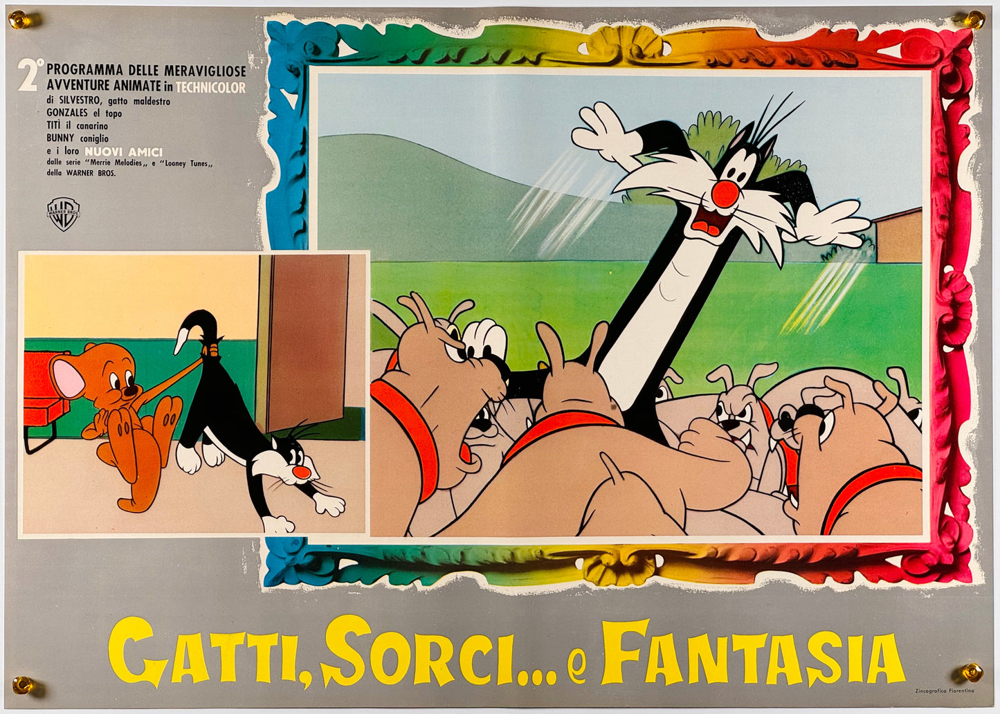 『ルーニー・テューンズ Gatti, sorci e fantasia』 映画 ポスター イタリア オリジナル [816]