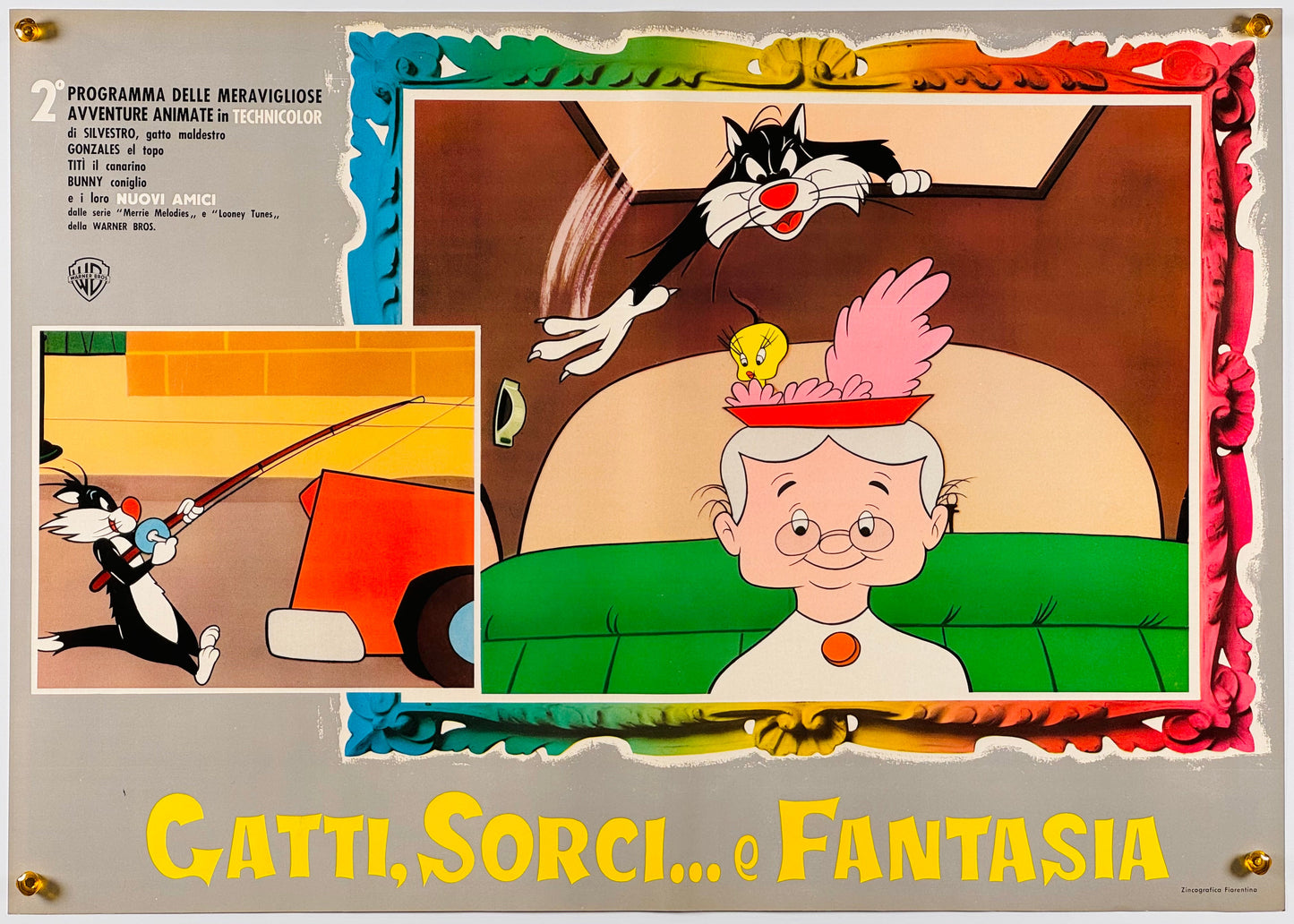『ルーニー・テューンズ Gatti, sorci e fantasia』 映画 ポスター イタリア オリジナル [817]