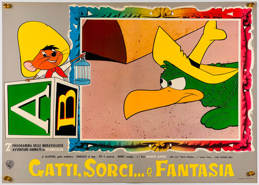 『ルーニー・テューンズ Gatti, sorci e fantasia』 映画 ポスター イタリア オリジナル [820]